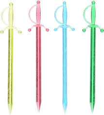 BarConic Heart Sword Cocktail Pick ...