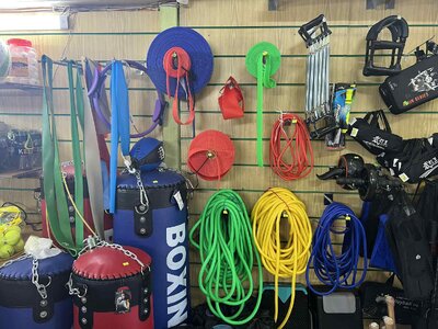 Sports store in Tiblisi Georgia - rubber bands.jpg