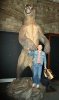 Me and short-faced bear Arctodus simus, life-sized model, Dr Karl Shuker.jpg