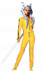 Shoop Ahsoka Kill Bill yellow suit white Saber.png